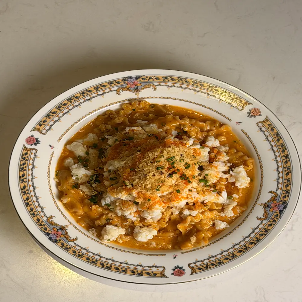 Crab Curry Malfadine - Thai fine dining dish at Regale Restaurant Carlton Melbourne