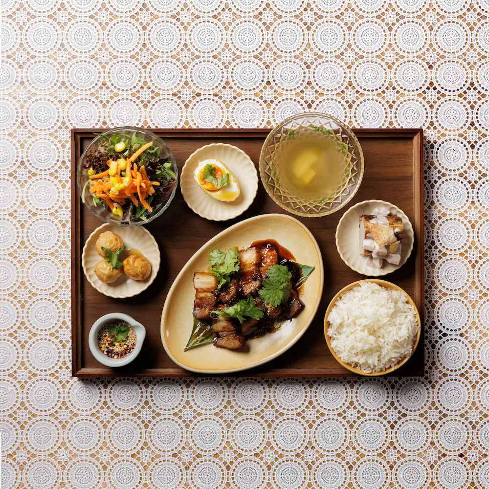 Moo Belly - Thai fine dining dish at Regale Restaurant Carlton Melbourne