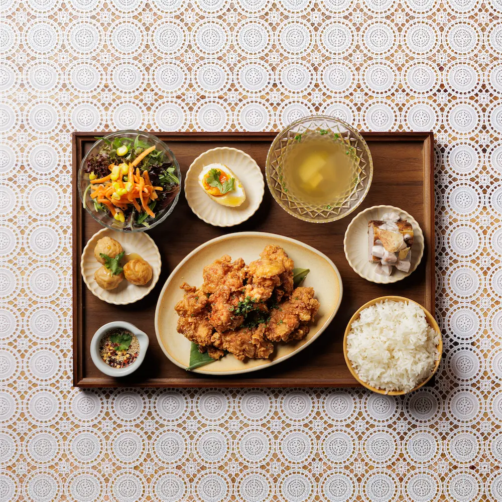 Chicken Nanban - Thai fine dining dish at Regale Restaurant Carlton Melbourne