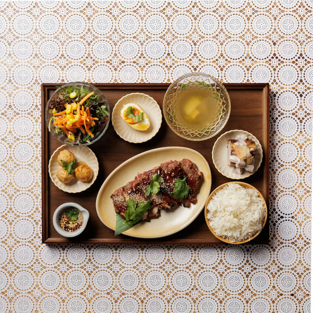 Nua Yang - Thai fine dining dish at Regale Restaurant Carlton Melbourne