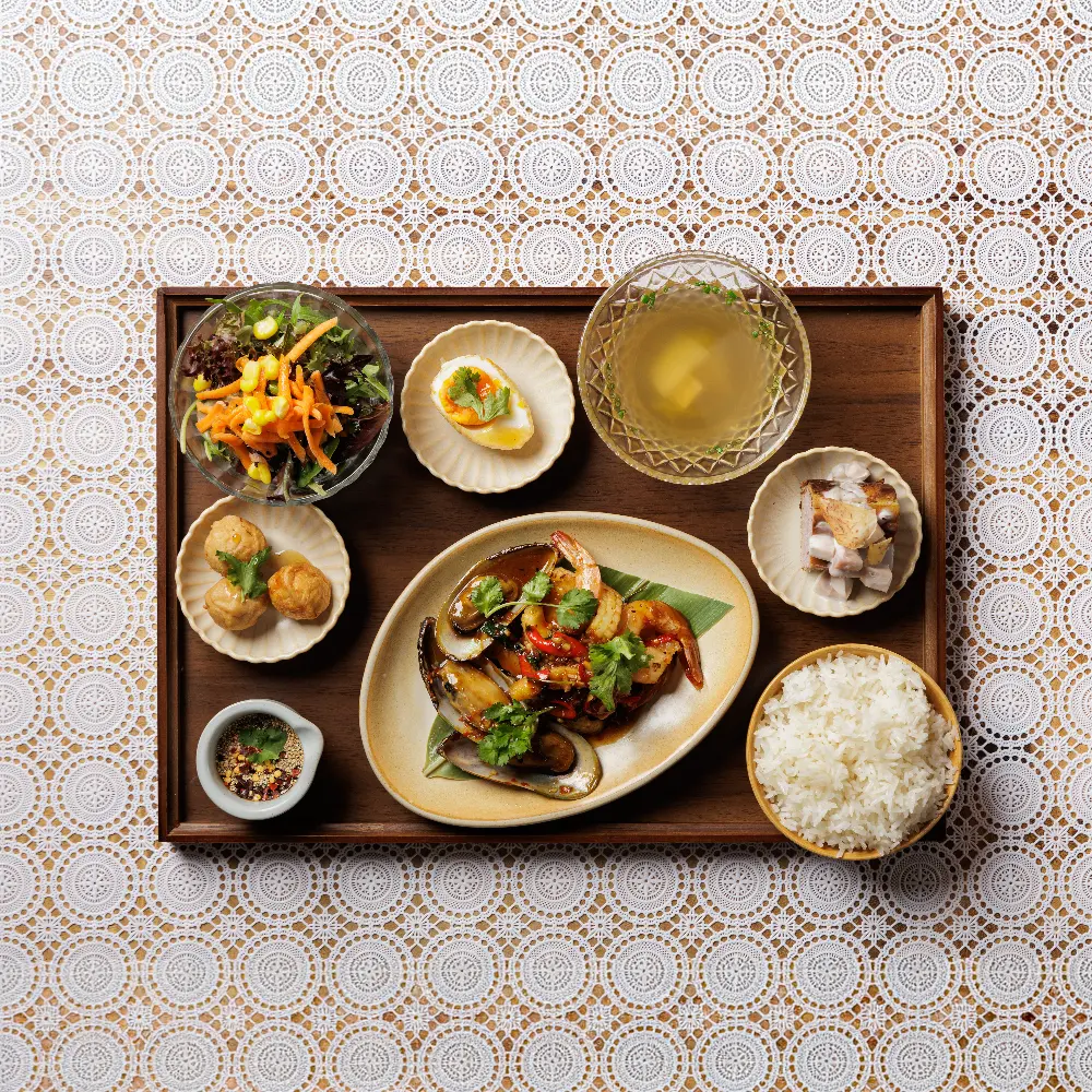 Mixed Seafood - Thai fine dining dish at Regale Restaurant Carlton Melbourne